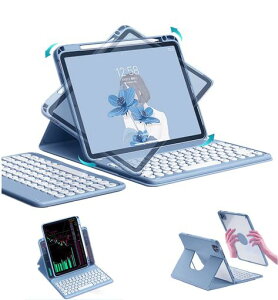 �K�� iPad Air 11�C���`(2026�NM4/2025�N M3 /2024�N M2)/ Pro11 �� 4 3 2 1����/Air��4 5����10.9�C���`�p�̃L�[�{�[�h�P�[�X 360�x��] �c�u�� �}�O�l�b�g ������ Bluetooth�L�[�{�[�h