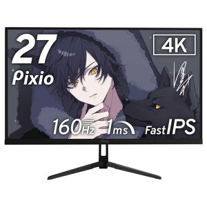 Pixio �Q�[�~���O���j�^�[ PX27U Wave �u���b�N 27�C���` 160hz 4K IPS �Q�[�~���O �f�B�X�v���C �� �s�N�V�I