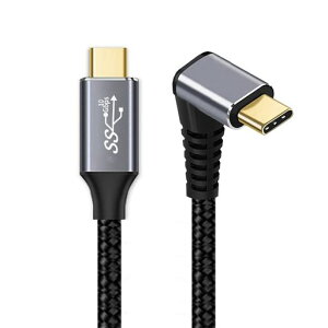 cablecc Type-C USB-C �I�X 90�x ���������I�X USB3.1 10Gbps 100W �f�[�^�P�[�u�� �m�[�g�p�\�R�� �g�ѓd�b�p 100cm