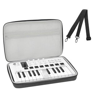 Musiin �v���~�A���x���x�b�g�~�f�B�L�[�{�[�h�P�[�X MPK Mini IV,MiniLab 3,MiniLab MkII 25 Slim,�L�[�{�[�h�J�o�[�~�f�B�R���g���[���[�V���Z�T�C�U�[�P�[�X (�O���[)