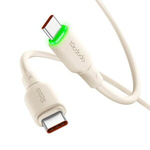 Mcdodo USB-C to USB-C�P�[�u�� 65W PD�}���[�d Type-C�P�[�u�� �t�̃V���R���R�[�h ���܂肽�肵�ɂ��� �����f�[�^�]�� LED���C�g�t�� �^�C�vC �[�d�R�[�h MacBook iPad iPhone