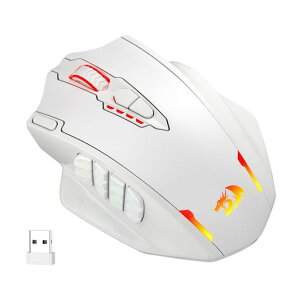 Redragon (���b�h���S��) M913 Impact Elite ���C�����X�Q�[�~���O�}�E�X 16000DPI �L��/���C�����XRGB�}�E�X 16�̃v���O�����\�ȃ{�^�� 45���ԃo�b�e���[�ƃv�����w�Z���T�[�t�� �T�C�h�{�^��12�c