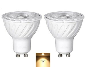 LED �X�|�b�g���C�gGU10 ���� �����FRa98+5W 50W�`�n���Q������ 400LM 3000K �d���F �����Ή� �ȃG�l PSE�F�؍ς� 2�Z�b�g (�d���F 3000k)