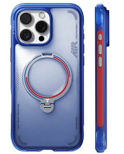 TORRAS 2026 �T�b�J�[�V�[�Y�� ������ iPhone 16 Pro �p �P�[�X�y�G�A�o�b�O �����ی�E�ČR MIL�K�i �zOstand Q3 Air MagSafe�Ή� �����O 360°�}�O�l�b�g�X�^���h �c�����Ή� �}�O�l�b�g���� �ϏՌ�