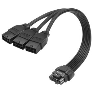 CERRXIAN ATX3.0 12VHPWR - 3x 8�s���d���P�[�u�� PCI-e 5.0 12VHPWR ATX3.0 600W 16�s���I�X-3x8�s��(6+2)���X�P�[�u�� �O���t�B�b�N�J�[�h�p GPU 12+4�s�� RTX 3090Ti