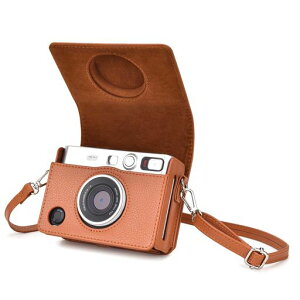 Rieibi instax miini EVO�P�[�X ���g��PU���U�[�ی�o�b�O Instax Mini Evo �J�����A�N�Z�T���[ Fuji INSTAX MINI EVO�C���X�^���g�J�����p �`�F�L�G�{�P�[�X ���O���\�ȃP�[�X ����̃��U�[