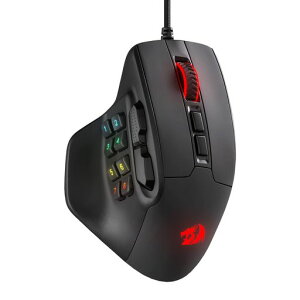 Redragon M811 Aatrox MMO �Q�[�~���O�}�E�X 15�̃v���O�����\�ȃ{�^�� �L��RGB�Q�[�}�[�}�E�X �l�ԍH�w�I�i�`�������O���b�v�r���h �T�C�h�}�N���L�[10�� �\�t�g�E�F�A DIY�L�[�o�C���h&�o�b�c