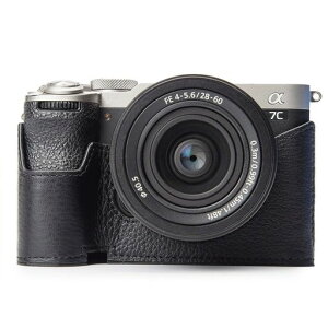a7c2�J�����P�[�X ���g���Ȗ{�v(���v)����̃n�[�t�P�[�X �J�����ی�J�o�[ Sony A7CII,ILCE-7CM2��p �O�r���t���\�L�Y ���Ֆh�~ �y�� (��)