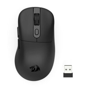 Redragon M818 �����Q�[�~���O�}�E�X Bluetooth/2.4G/USB�L�� �y�� 58g �ő�24000DPI�����\ �v���O���}�u��6�{�^�� PAW3311�Z���T�[���� �����x ��x�� PC/Mac�Ή�(�u���b�N)