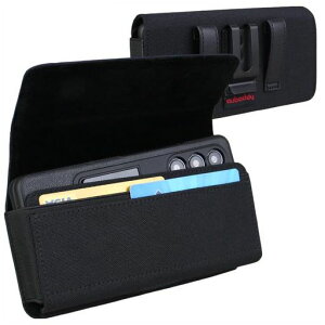 Aubaddy�z���X�^�[SamsungGalaxyZFold3/4/5/6/7�p-�i�C�����x���g�N���b�v�|�[�`(�P�[�X�Ή�)�A�u���b�N