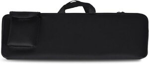 AmerbtechキーボードケースロジクールLogitechMK295K295ワイヤレスマウスキーボードセット対応キャリングバッグキーボード収納ケース保護ケース防塵防水ネオプレン生地(Black)