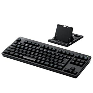 �G���R�� Bluetooth �L�[�{�[�h �����u������ �X�^���h�t�� �}���`�y�A�����O�Ή� iPad Surface �u���b�N TK-FBM111BK