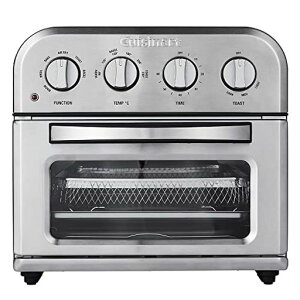 クイジナートノンフライオーブントースター4枚焼きノンフライ調理リバーシブルラック4ダイヤルレシピブック付きシルバーTOA-29SJ