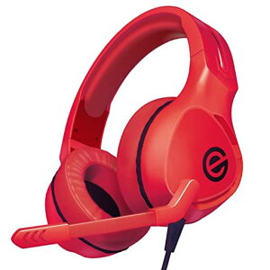 �G���R���Q�[�~���O�w�b�h�Z�b�g�L��3.5mm�}�C�N�t���yPS5/PS4/Switch�z�y�ʗ����I�[�o�[�w�b�h50mm�h���C�o�R���g���[���[�t�����b�hHS-G01RD