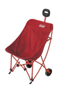 Coleman(コールマン)アウトドアワゴン兼チェアワンマイルチェア(レッド)キャリーワゴン耐荷重100kg折りたたみ式自立式収納キャンプ運動会BBQフェスワンタッチ収束式釣り運搬50kg