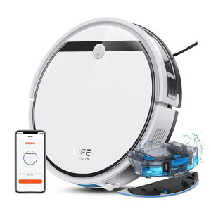 ILIFE(�A�C���C�t)���{�b�g�|���@���|�����{�b�g�����|���@3000Pa���͋z��2in1�_�X�g�{�b�N�X&�E�H�[�^�[�^���N�z���Ɛ��@���𓯎���120���ԘA���ғ��J�[�y�b�g�u�[�X�g���b�v�t���u���V���c