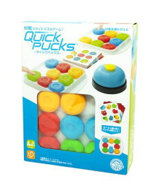 石川玩具対戦スライドパズルゲームQuickPucks(クイックパックス)W15.3xH20xD5cm