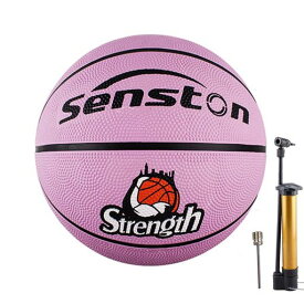 SENSTON バスケットボール 5号、 屋内と屋外のバスケットボール子供とティーンエイジャー バスケットボール競技トレーニング、ポンプ付き...