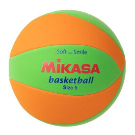 ミカサ(MIKASA) スマイルバスケットボール 5号(小学生向け)マシン縫い ライトグリーン/オレンジ STPEB5-LGO 推奨内圧0.20~0.25(KGF/CM2)