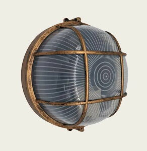 CSアウトドア壁や天井に埋め込まれた取り付けアルミ製壁灯サウナランプ丸形壁ランプ船用船室壁灯E26ガレージテラス基礎壁浴室屋外軒下台所洗面所壁付け間接照明外灯門灯店舗照明イン…