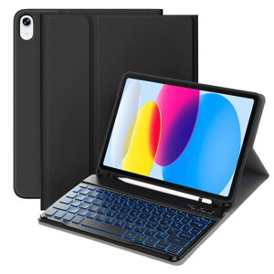 HikerClub iPad 11���� �L�[�{�[�h �P�[�X JIS����{��z�� 7�F�o�b�N���C�g 11�C���` �P�[�X �L�[�{�[�h�P�[�X �E���� 150���ԘA���g�p�\ �[�d�Ή� ���p�x���� �����h�~ �ϋv�� ���^ �S�ʁc