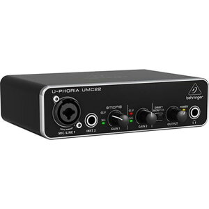 BEHRINGER�x�����K�[�}�C�N�v���A���v����USB�I�[�f�B�I�C���^�[�t�F�C�XUMC22