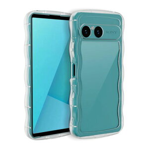 Casesmo Sony Xperia 10 VII �p �P�[�X ���� SO-52F | SOG16 | A502SO | XQ-FE44 �p �J�o�[ �N���A �G�N�X�y���A10 VII �p �ی�P�[�X ���킢�� �E�F�[�u ������� �؍�