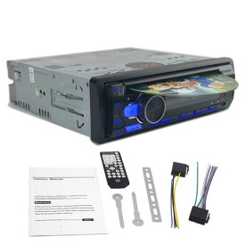 ユニバーサル1Din24VBluetoothカーステレオMP3プレーヤーCDVCDDVDAUXUSBFMラジオオートオーディオカープレーヤーヘッドユニットISOポート