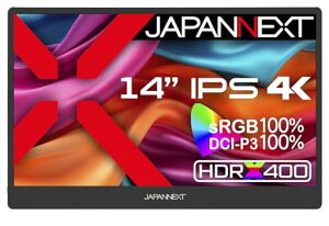JAPANNEXT14C`oCj^[IPSpl4KUHD3840x2160𑜓xX}[gP[Xt(TypeC/PCΉ/Xs[J[/sRGB100%/)JN-MD-IPS140UHDR