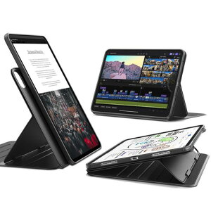 ESRiPadPro11�C���`�P�[�XM5/M4(2025/2024)�Ή����E���}�O�l�b�g�J�o�[�P�̎g�p�\�c���Ή�9�i�K�p�x�����X�^���hPencilPro/USB-C�Ή��I�[�g�X���[�vShift�V���[�Y�u���b�N