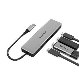 WAVLINK USB TYPE-C ハブ アルミニウム USB 3.2 GEN 2 ハブ 10GBPS 4 USB C データ ポート、85W 電力供給サポート、MACBOOK PRO/AIR IMAC IPAD PRO DELL CHROMEBOOK