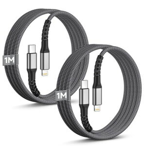 BLITEZZ USB C ���C�g�j���O�P�[�u���̑Ή� iPhone �[�d�P�[�u��1M [MFi �F��] 2�{�i�C�����҂݂̃^�C�vc ���C�g�j���O�}���[�d&�����f�[�^����Typec Lightning �P�[�u���Ή�iPhone 14/13/13