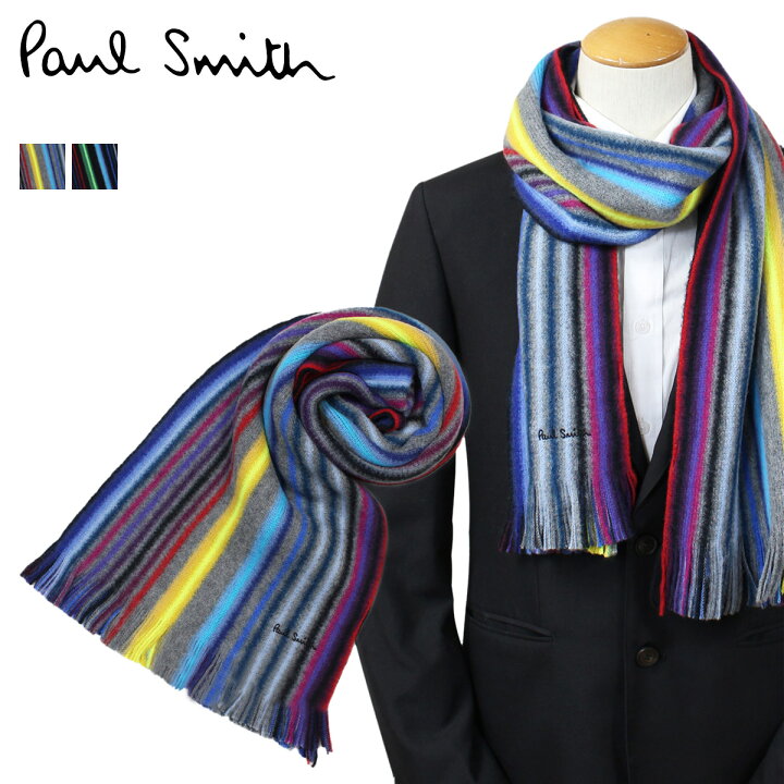楽天市場】【最大1000円OFFクーポン配布中】 Paul Smith マフラー  