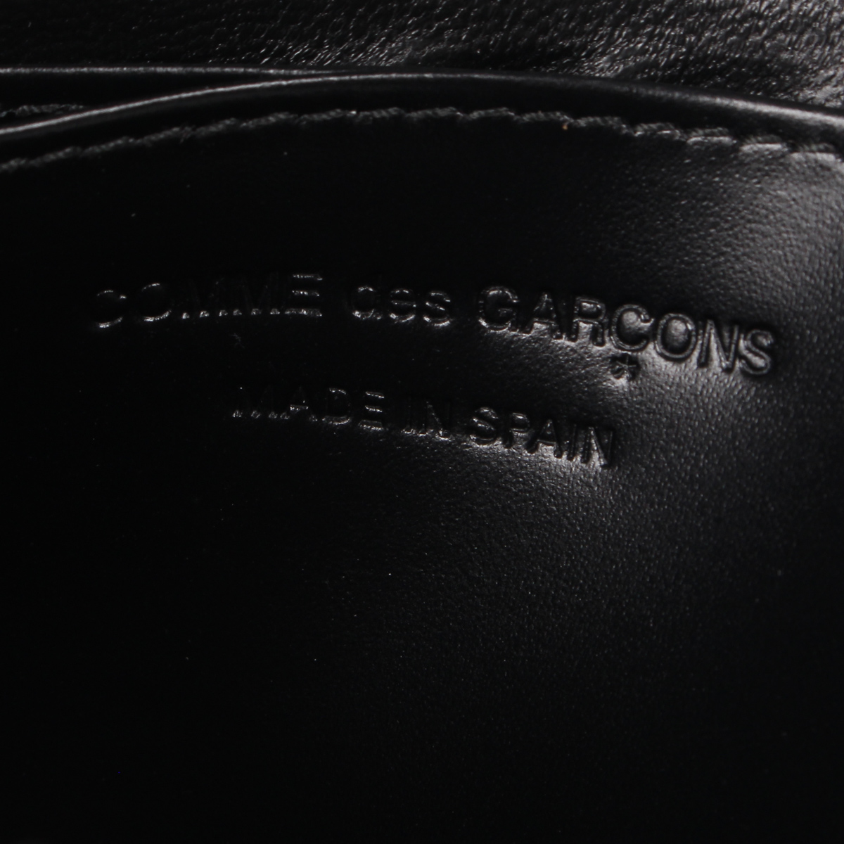 【最大1000円OFFクーポン】 COMME des GARCONS コムデギャルソン 財布 ミニ財布 メンズ レディース L字ファスナー 本革  VERY BLACK WALLET ブラック 黒 SA3100VB | シュガーオンラインショップ