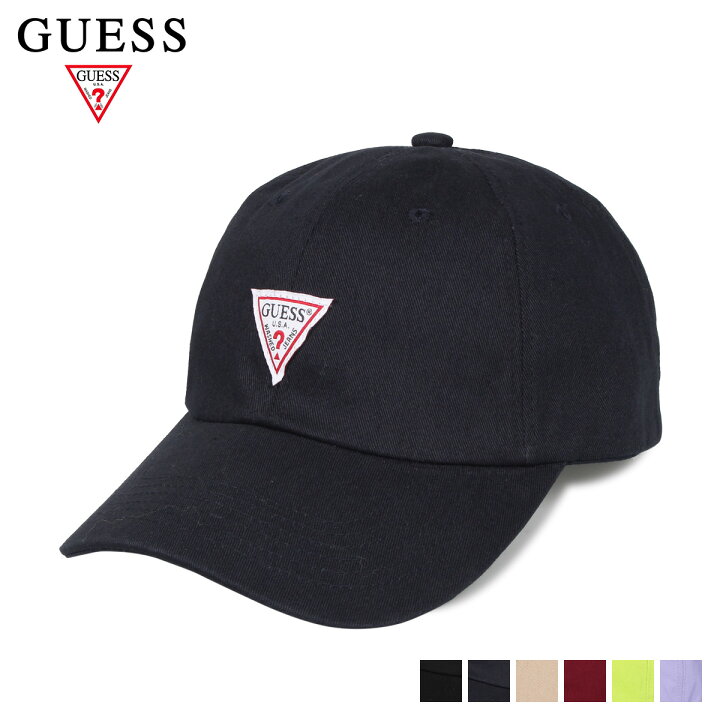 【最大1000円OFFクーポン配布中】 ゲス GUESS キャップ 帽子 ローキャップ メンズ レディース GS TWILL LOW CAP ブラック ネイビー ベージュ ダーク レッド ライト グリーン ライト パープル 黒 100-115401 シュガーオンラインショップ GUESS キャップ ベージュ
