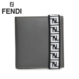 【最大1000円OFFクーポン配布中】 FENDI フェンディ 財布 二つ折り メンズ BI-FOLD WALLET グレー 7M0277 A8VC