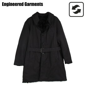 ENGINEERED GARMENTS エンジニアド ガーメンツ コート アウター メンズ リバーシブル SHAWL COLLAR REVERSIBLE COAT ブラック 黒 19FD019