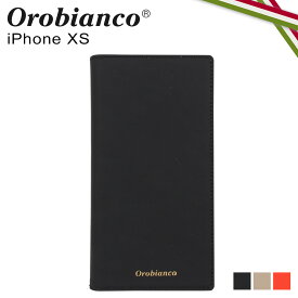 Orobianco オロビアンコ iPhoneXS ケース スマホケース 携帯 手帳型 アイフォン メンズ レディース GOMMA BOOK TYPE SMARTPHONE CASE ブラック グレージュ オレンジ 黒 ORIP-0007XS