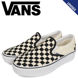 【最大1000円OFFクーポン配布中】 ヴァンズ VANS スリッポン クラシック スニーカー メンズ レディース バンズ 厚底 CLASSIC SLIP-ON PLATFORM ホワイト 白 VN00018EBWW