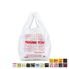 トートバッグ エコバッグ ショッピング レジ レディース メンズ 折りたたみ コンパクト ナイロン THANK YOU TOTE BAG ブラック ホワイト 黒 白