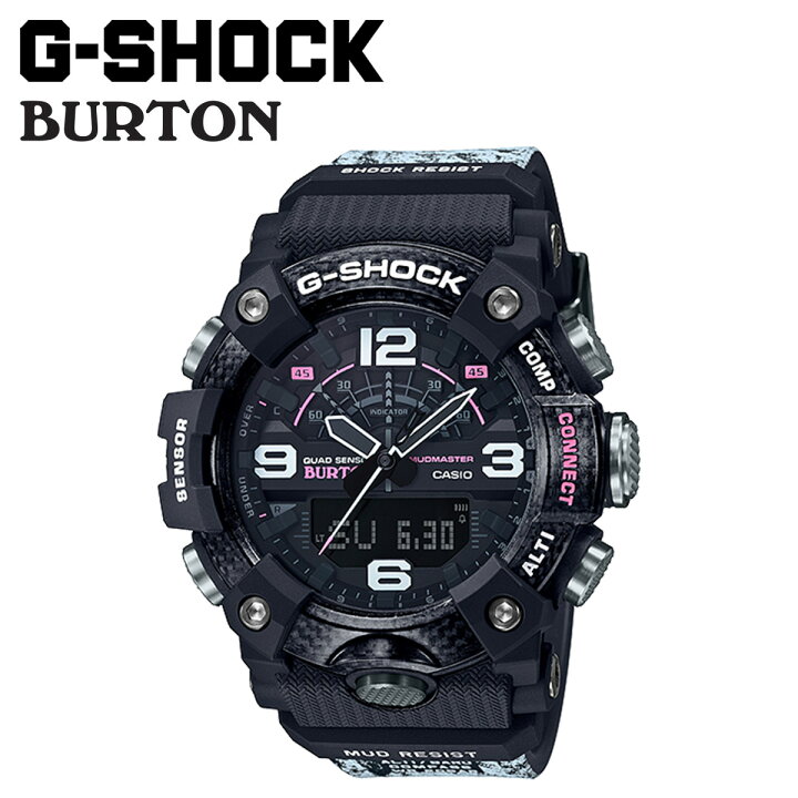 楽天市場 最大1000円offクーポン Casio カシオ G Shock 腕時計 Burton バートン Gg B100btn 1ajr コラボ メンズ レディース ブラック 黒 シュガーオンラインショップ