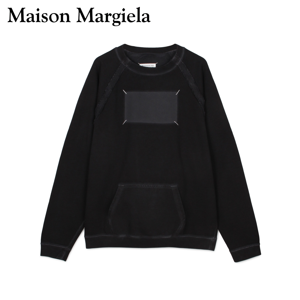 MAISON MARGIELA メゾンマルジェラ トレーナー スウェット プルオーバー クルーネック メンズ SWEAT ブラック 黒  S50GU0138-900 | シュガーオンラインショップ