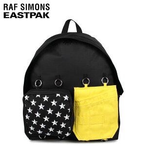 RAF SIMONS ���t�V�����Y EASTPAK �C�[�X�g�p�b�N �����b�N �o�b�O �o�b�N�p�b�N �����Y ���f�B�[�X �R���{ 30L PADDED DOUBLR �u���b�N �� EK36FB86 ��̓�