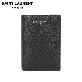 【最大1000円OFFクーポン配布中】 SAINT LAURENT PARIS サンローラン パリ 財布 二つ折り メンズ CARD WALLET ブラック 黒 607051BTY0N