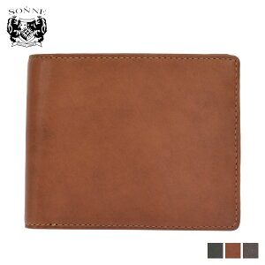 SONNE �]���l ���z ��܂� �����Y SCHAF WALLET �u���b�N �u���E�� �� SOS003A