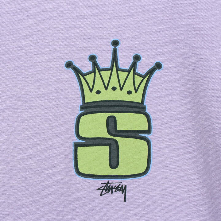 楽天市場 Stussy ステューシー Tシャツ 半袖 メンズ S Crown Pig Dyed Tee ホワイト オリーブ オレンジ ラベンダー 白 シュガーオンラインショップ