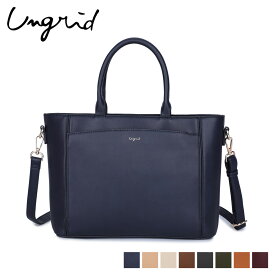 【最大1000円OFFクーポン配布中】 Ungrid アングリッド バッグ ハンドバッグ ショルダーバッグ レディース 2WAY HAND BAG ブラック ネイビー ベージュ カーキ ブラウン ワイン 黒 UNG-50040