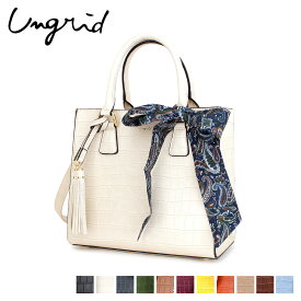 Ungrid アングリッド バッグ ハンドバッグ ショルダーバッグ レディース 2WAY HAND BAG ブラック ホワイト グレー カーキ キャメル ワイン イエロー オレンジ 黒 白 UNG-50110