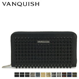 【最大1000円OFFクーポン配布中】 VANQUISH ヴァンキッシュ 財布 長財布 メンズ レディース ラウンドファスナー ヘビ柄 LONG WALLET ブラック ネイビー レッド グリーン ゴールド シルバー 黒 VQM-40010