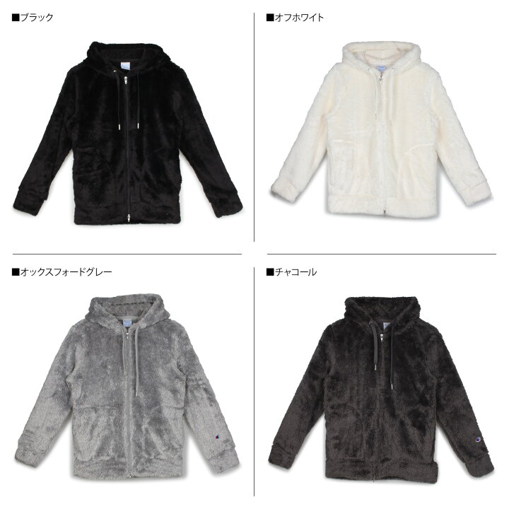 楽天市場 最大1000円offクーポン Champion チャンピオン ジャケット フリースジャケット ジップアップ アウター レディース Zip Hooded Jacket ブラック ホワイト グレー ネイビー ベージュ ブラウン ピンク 黒 白 Cw L604 シュガーオンラインショップ